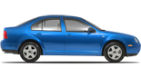 Vehicle in session - 2003 Volkswagen Jetta GLS 1.8T  Blue Lagoon
