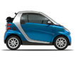 Vehicle in session - 2010 smart fortwo passion cabrio  Blue S