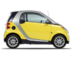 Vehicle in session - 2017 smart fortwo coupe  Light Yellow S